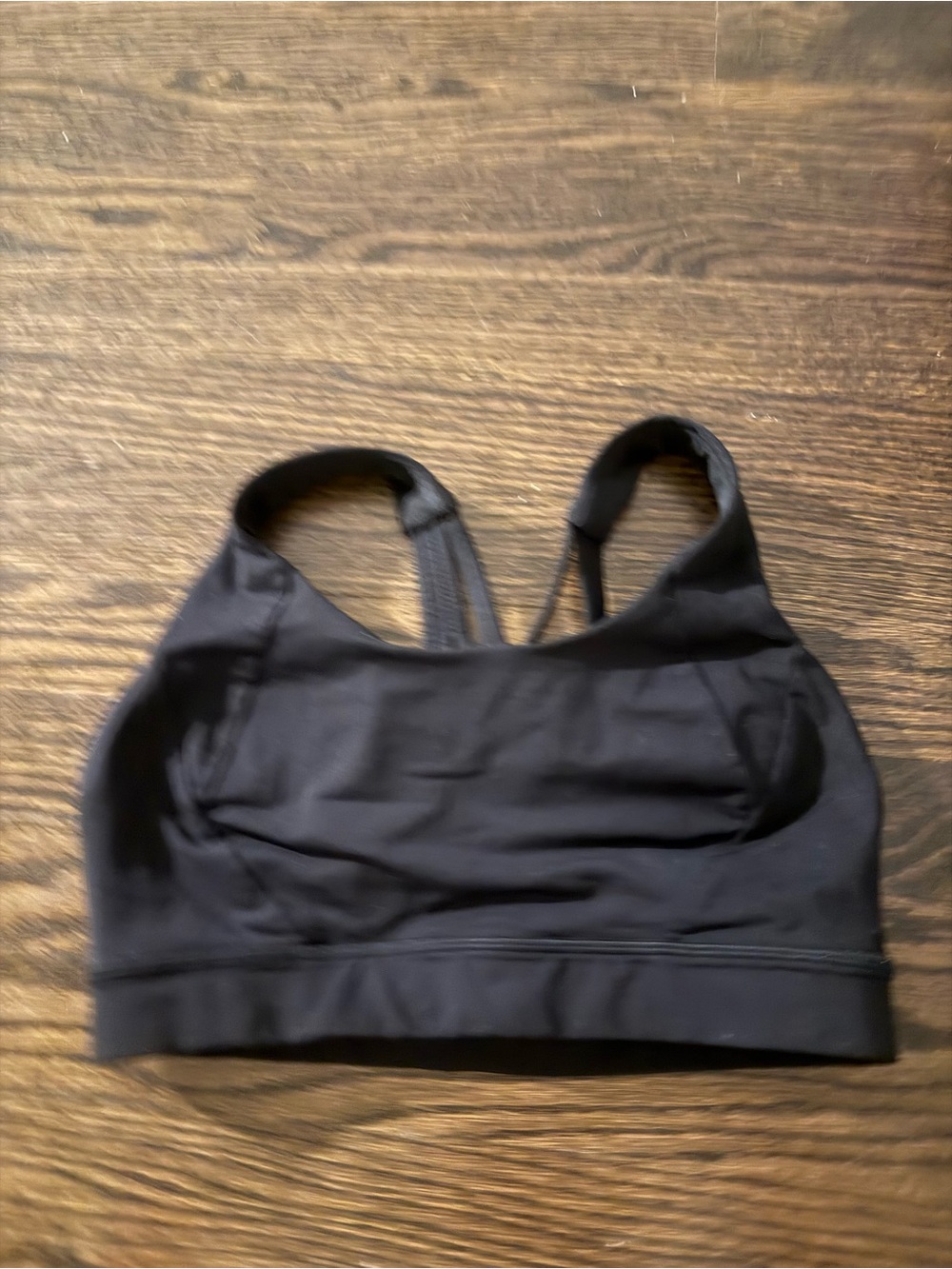 lululemon athletica Black Athletic Sports Bra